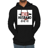 The Hus Did It Funny Crime Poster Boy Lightweight Hoodie | Artistshot