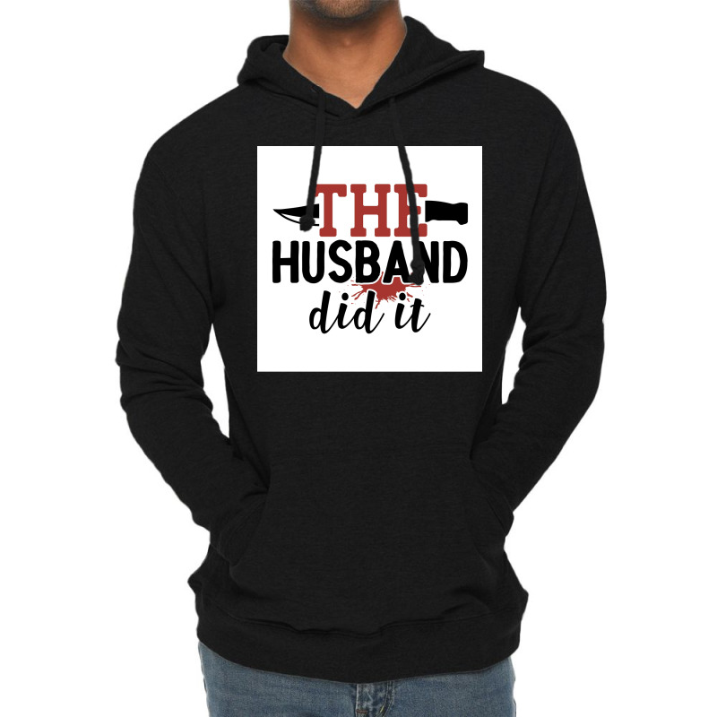 The Hus Did It Funny Crime Poster Boy Lightweight Hoodie by sivelslebeckl | Artistshot