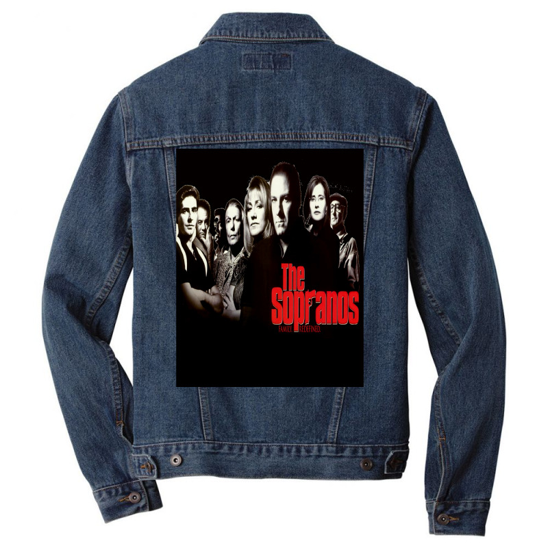 The Sopranos Poster Tumblr Men Denim Jacket | Artistshot