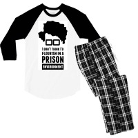 The It Crowd Poster Cool Men's 3/4 Sleeve Pajama Set | Artistshot