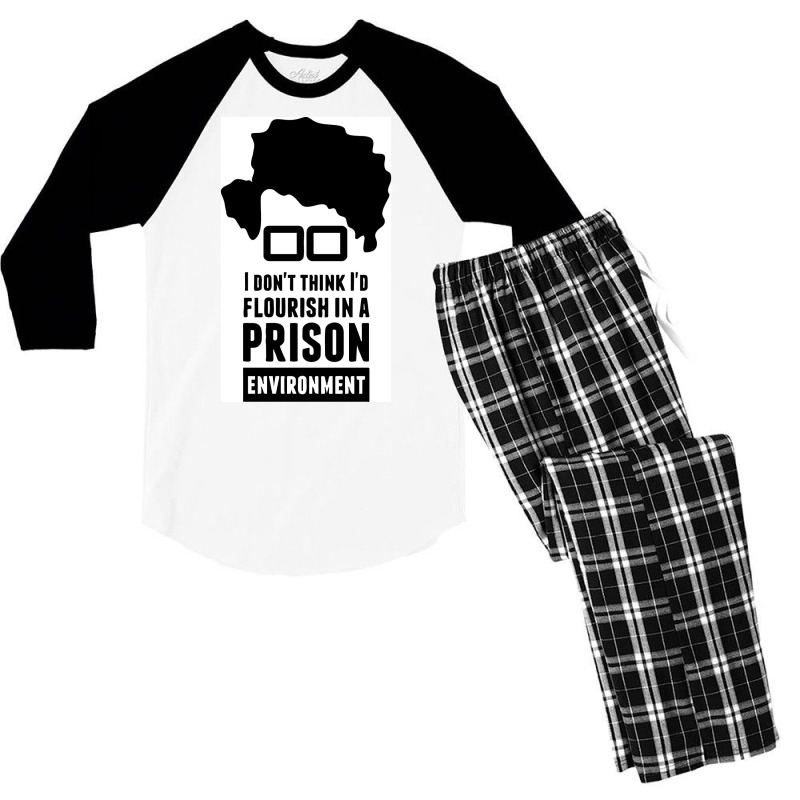 The It Crowd Poster Cool Men's 3/4 Sleeve Pajama Set by sivelslebeckl | Artistshot