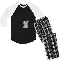 Pop Pop Pop Cat 4 Men's 3/4 Sleeve Pajama Set | Artistshot