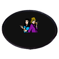 Patsy Stone Pop Art Oval Patch | Artistshot