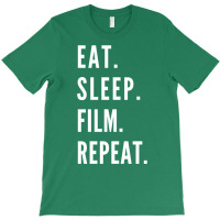 Eat Sleep Film Repeat Classic Funny 70s T-shirt | Artistshot