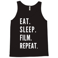 Eat Sleep Film Repeat Classic Funny 70s Tank Top | Artistshot