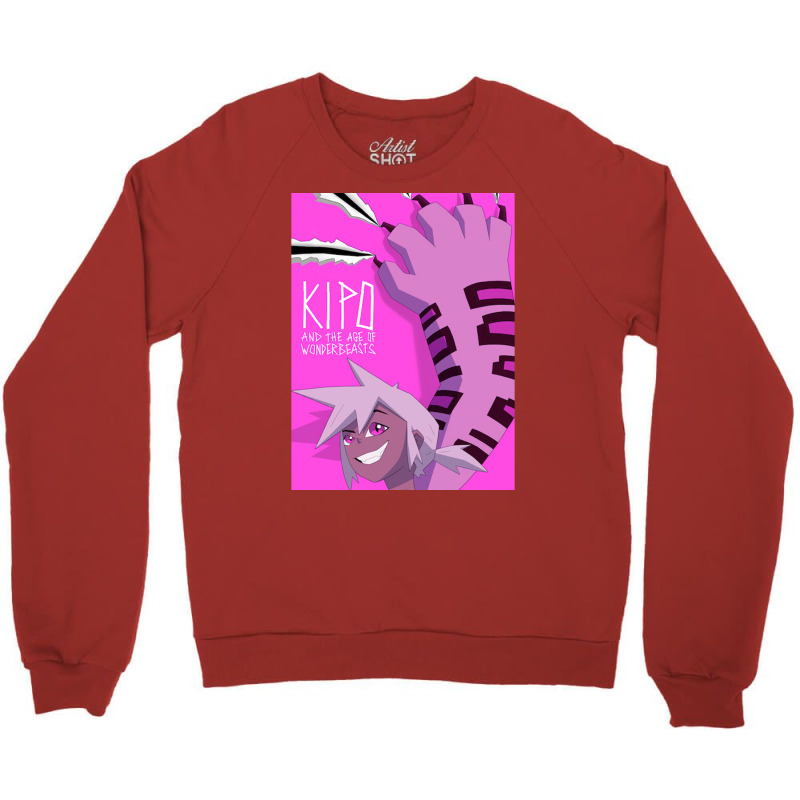 The Girl Tiger Poster Hippie Crewneck Sweatshirt by ferrarperishc | Artistshot