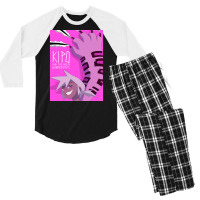 The Girl Tiger Poster Hippie Men's 3/4 Sleeve Pajama Set | Artistshot