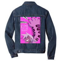 The Girl Tiger Poster Hippie Men Denim Jacket | Artistshot