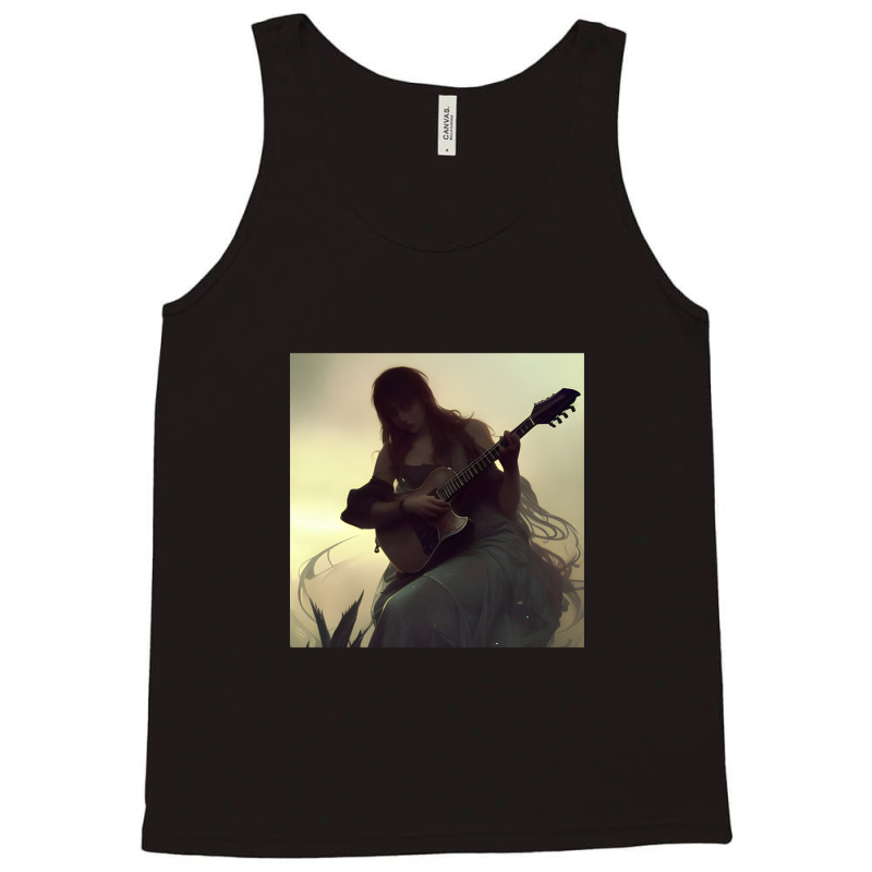 Ancient Guitarist Photo Tank Top | Artistshot