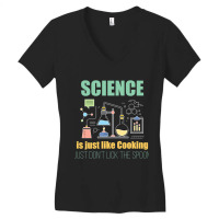 Hot Trend Science - Science Is Just Like Cooking (2) Women's V-neck T-shirt | Artistshot