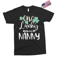 One Lucky Nanny Shamrock T  Shirt One Lucky Nanny Diamond Shamrock Pat Exclusive T-shirt | Artistshot