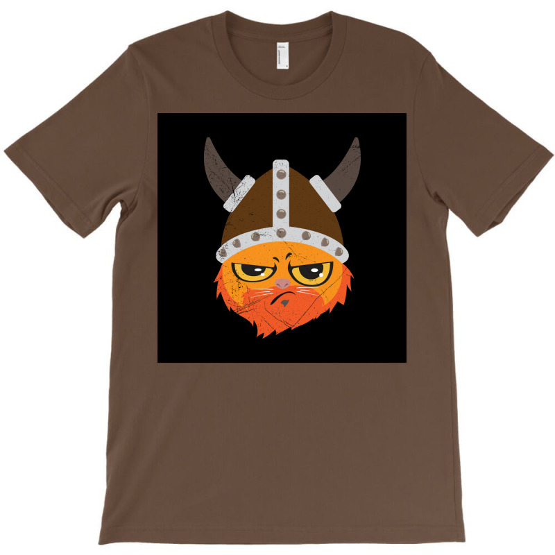 Viking Cat Cat Viking Helmet Emotion Gift  Retro Hipster T-shirt | Artistshot