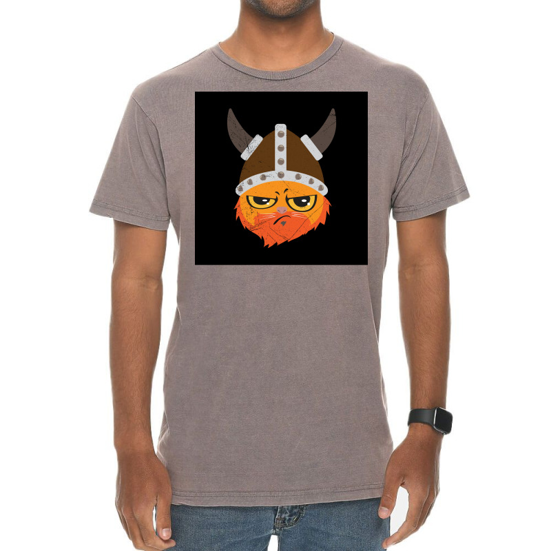 Viking Cat Cat Viking Helmet Emotion Gift  Retro Hipster Vintage T-shirt | Artistshot