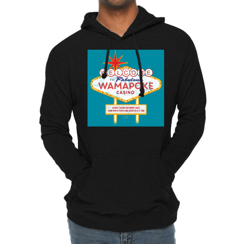 Wamapoke Casino Poster Aesthetic Lightweight Hoodie | Artistshot