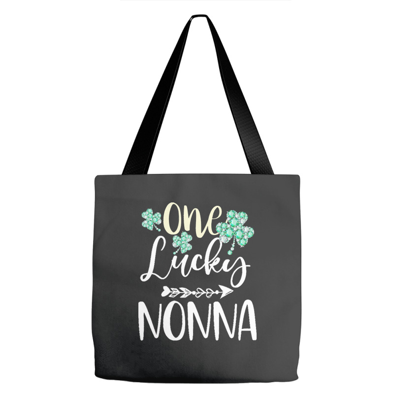 One Lucky Nonna Shamrock T  Shirt One Lucky Nonna Diamond Shamrock Pat Tote Bags | Artistshot