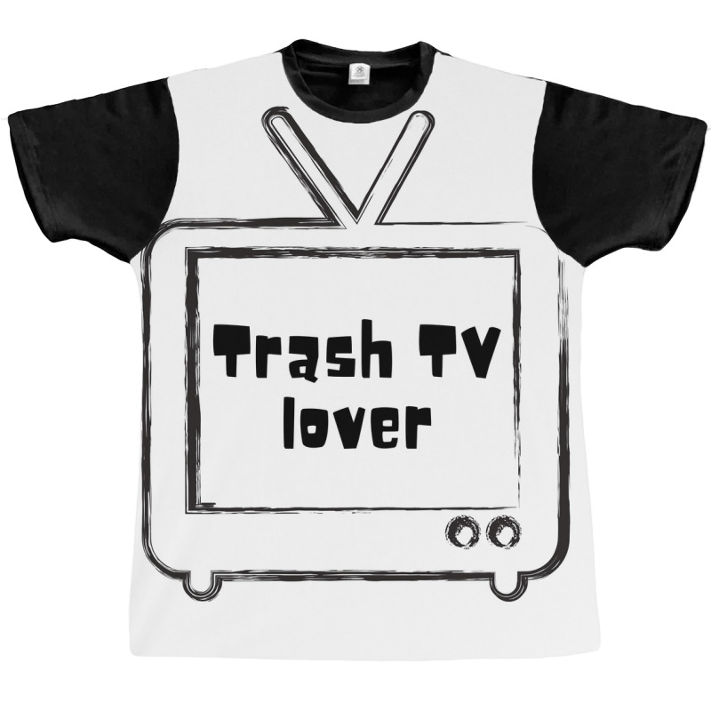 Trash Tv Lover Poster Cool Graphic T-shirt by ferrarperishc | Artistshot