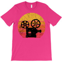 Filmmaker Camera Retro Vintage Sunset Lover Film Producer Classic  Cut T-shirt | Artistshot