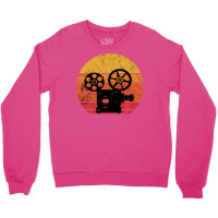 Filmmaker Camera Retro Vintage Sunset Lover Film Producer Classic  Cut Crewneck Sweatshirt | Artistshot