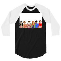 That 70x27s Show Minimalist Squad Poster Nostalgia 3/4 Sleeve Shirt | Artistshot