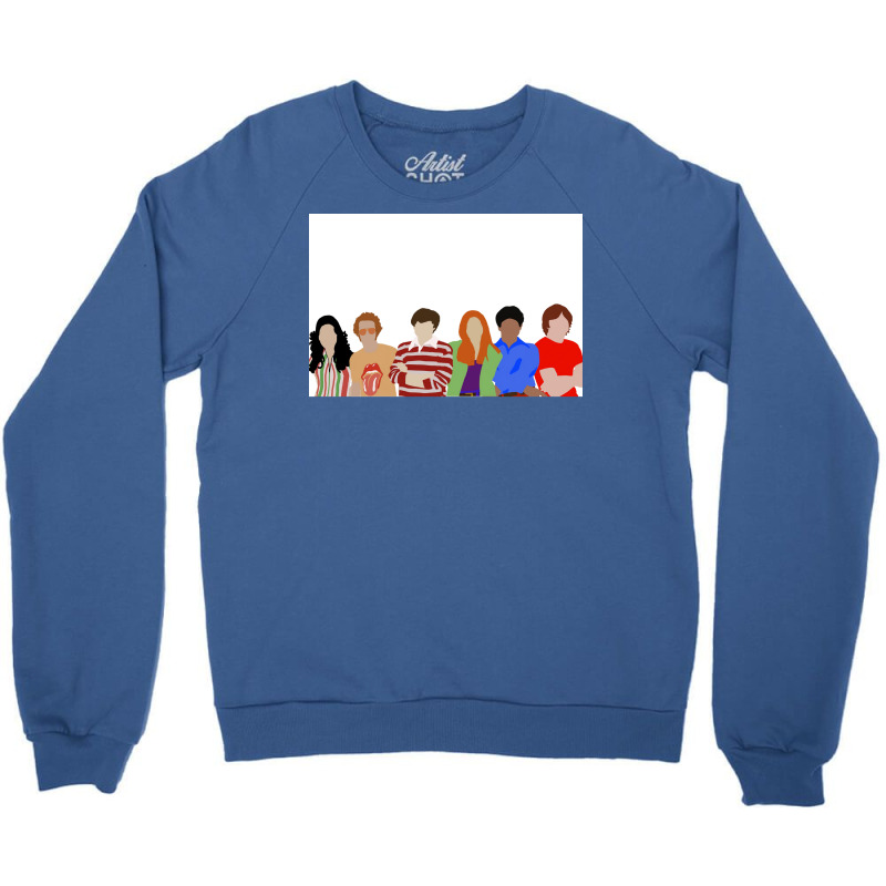 That 70x27s Show Minimalist Squad Poster Nostalgia Crewneck Sweatshirt by taboragriggsu | Artistshot