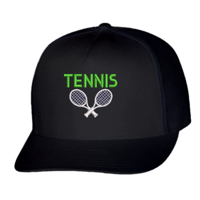 Tennis Embroidered Hat Trucker Cap Designed By Madhatter