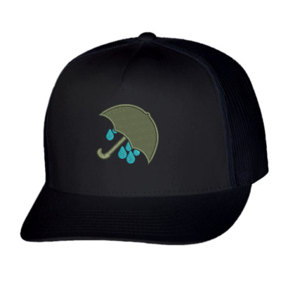 Umbrella Embroidered Hat Trucker Cap Designed By Madhatter