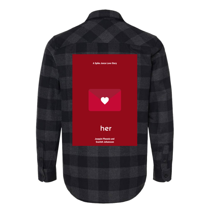 Minimalist Her Movie Poster Premium Hipster 70s Flannel Shirt by soyefkettieu | Artistshot