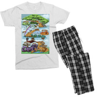 Yggdrasill The Nine Worlds  Aesthetic Aesthetic Men's T-shirt Pajama Set | Artistshot