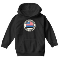 Dual Citizenship American Estonian Estonia Usa Flag Eesti T Shirt Youth Hoodie | Artistshot