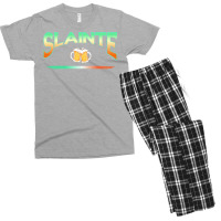 Saint Patricks Day T  Shirt Saint Patricks Day   Slainte Irish Saying Men's T-shirt Pajama Set | Artistshot