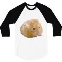 Cheese Puff Hamster 3/4 Sleeve Shirt | Artistshot