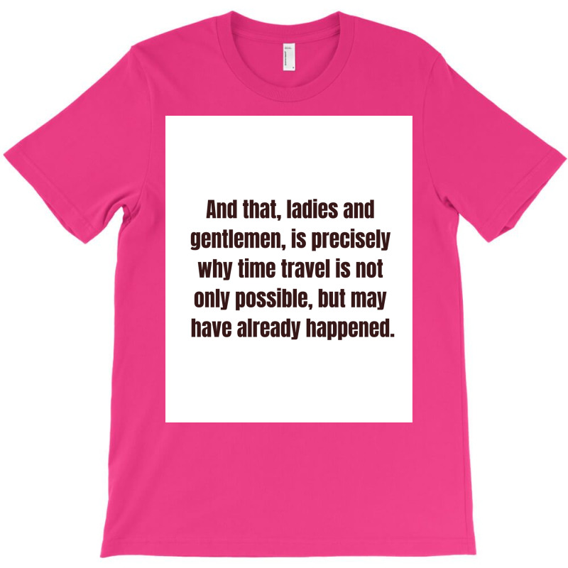 Time Travel Poster Love T-Shirt by sivelslebeckl | Artistshot