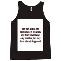 Time Travel Poster Love Tank Top | Artistshot