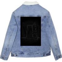 What Door Poster Trending Unisex Sherpa-lined Denim Jacket | Artistshot