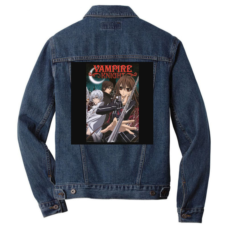 Vampire Knight  Tv Show Poster Cool Fan Cool Fan Vampire Knight  Tv Sh Men Denim Jacket by ferrarperishc | Artistshot