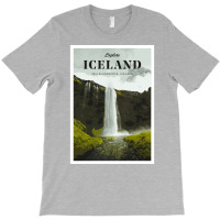 Visit Iceland  Yellow Green Aesthetic T-shirt | Artistshot