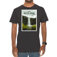 Visit Iceland  Yellow Green Aesthetic Vintage T-shirt | Artistshot