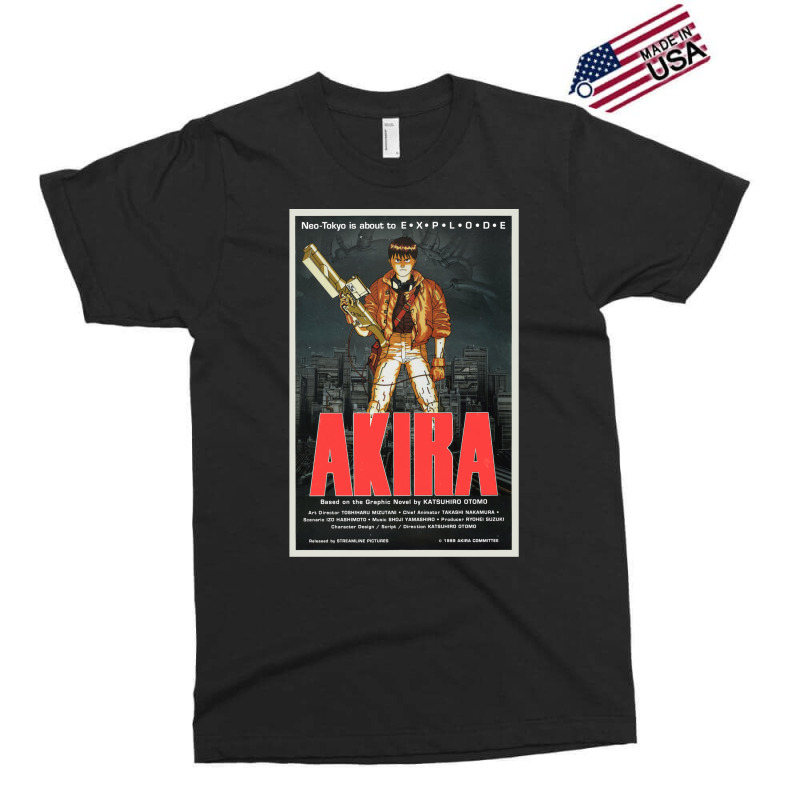 Akira  Classic Japanese Film Poster  Classic  Green Exclusive T-shirt by etlglein1 | Artistshot