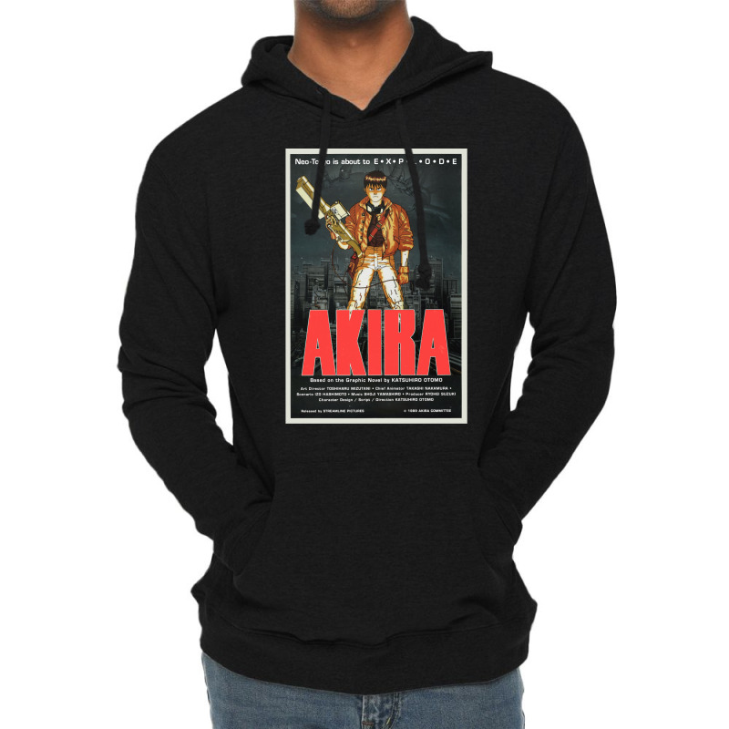 Akira  Classic Japanese Film Poster  Classic  Green Lightweight Hoodie by etlglein1 | Artistshot