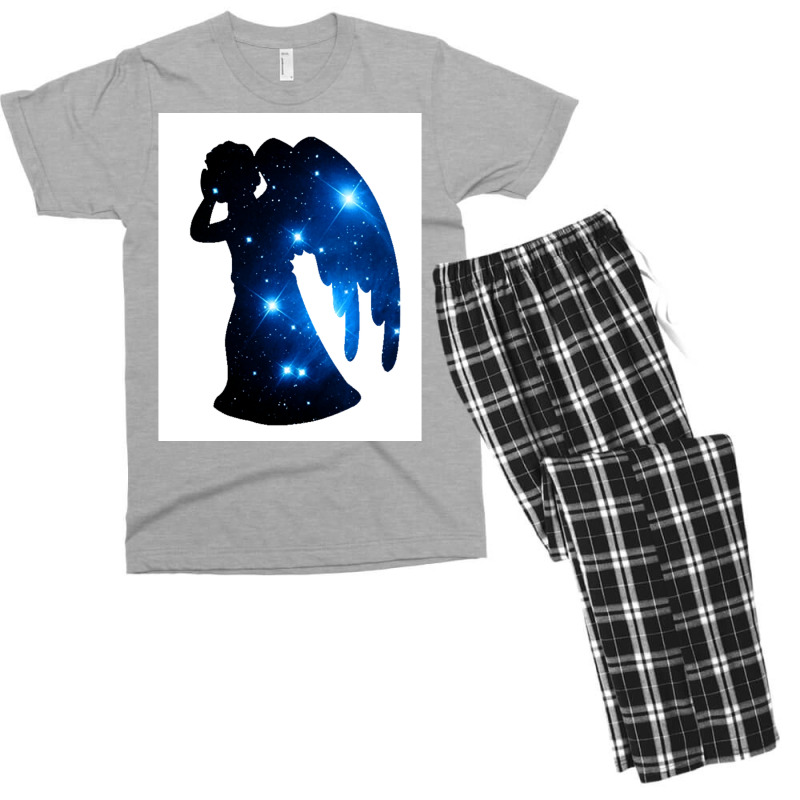 Weeping Angel Galaxy Poster Love Men's T-shirt Pajama Set by ferrarperishc | Artistshot