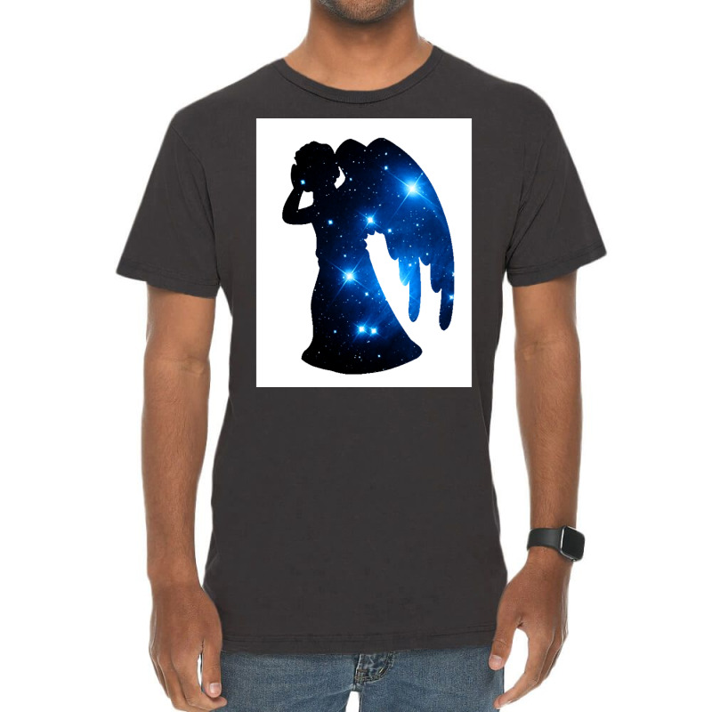 Weeping Angel Galaxy Poster Love Vintage T-Shirt by ferrarperishc | Artistshot