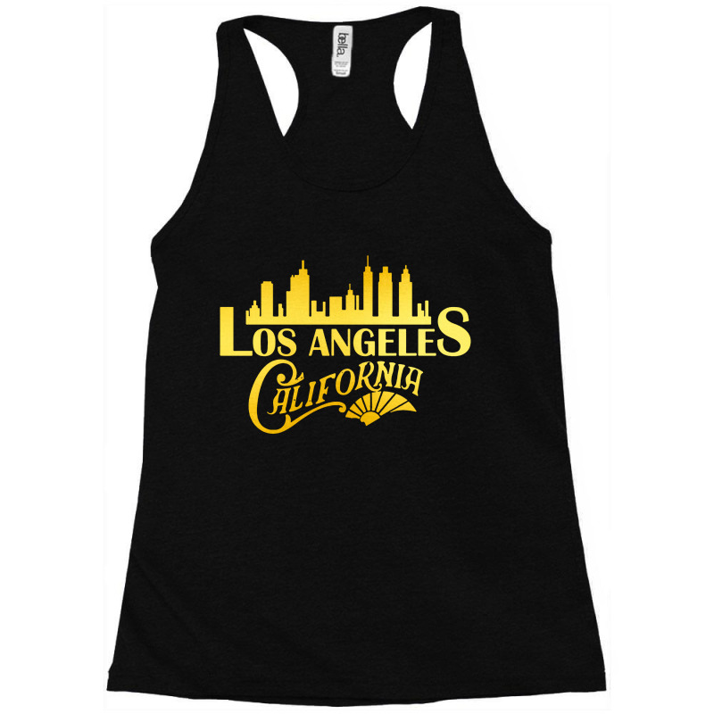 Los Angeles City Skyline Racerback Tank by Ableh Store | Artistshot