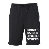 St Patricks Day Drinks Well With Others T  Shirt St Patricks Day Drink Fleece Short | Artistshot