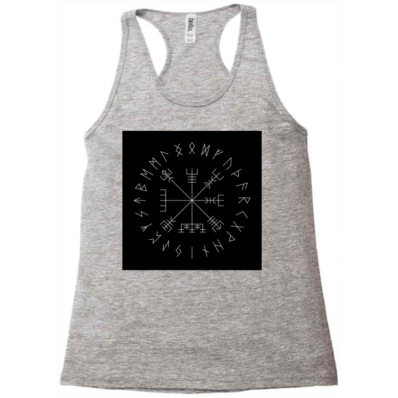 Path Guide Vegvsir Elder Futhark Runes  Girl 80s Racerback Tank by dauerkolm5 | Artistshot