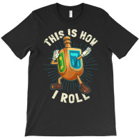 Hot Trend Hanukkah Dabbing Dreidel This Is How I Roll T-shirt | Artistshot