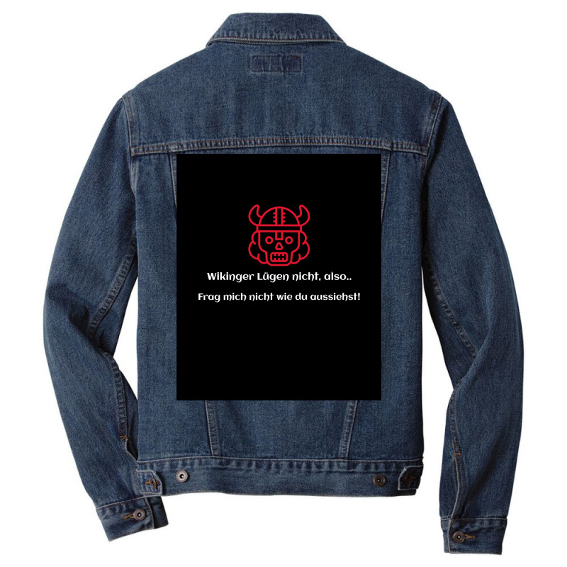 Vikings Pagans Do Not Lie  Cute Men Denim Jacket by scottogotchy | Artistshot