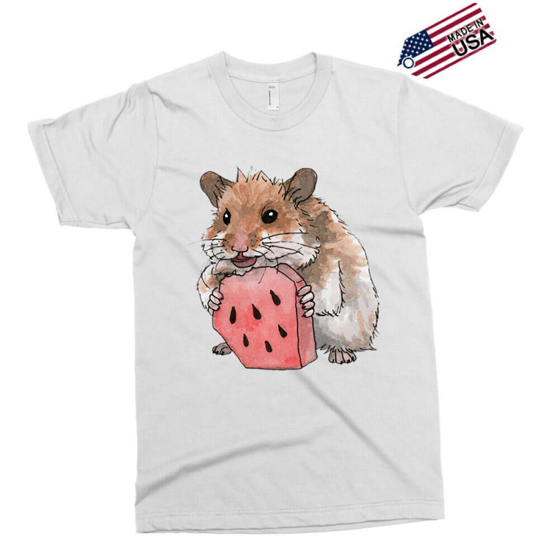 Golden Hamster Eating A Slice Of Watermelon Exclusive T-shirt | Artistshot