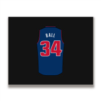 Liangelo Ball Jersey Metal Print Horizontal | Artistshot