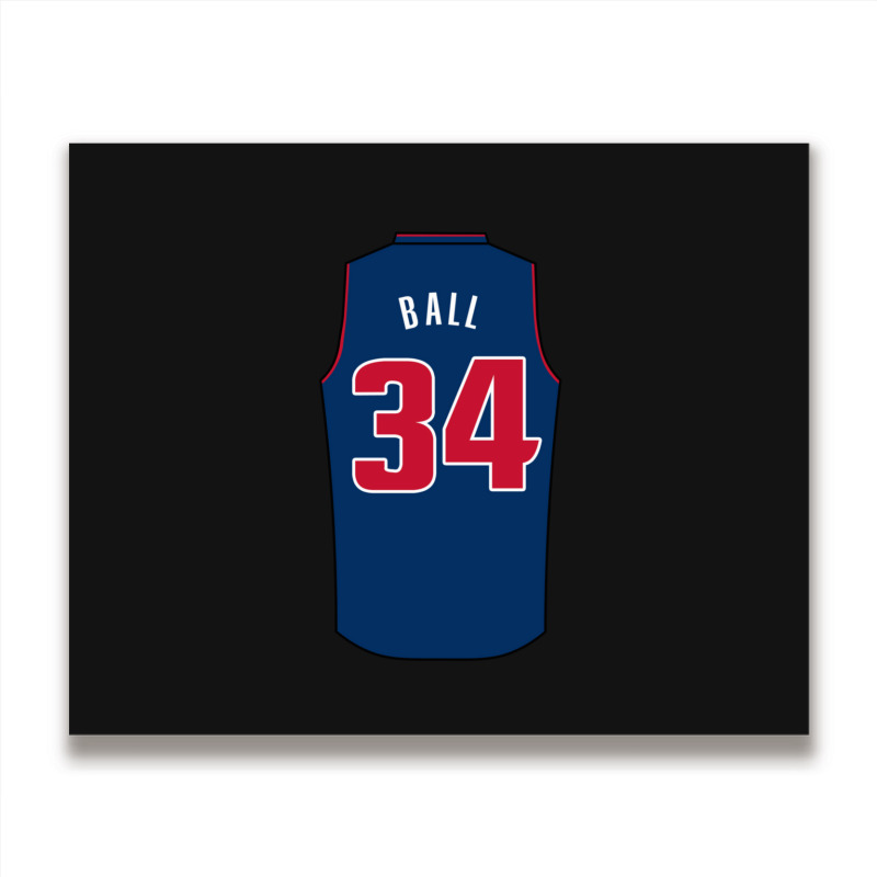 Liangelo Ball Jersey Metal Print Horizontal | Artistshot