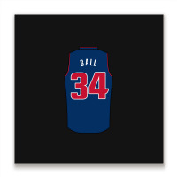 Liangelo Ball Jersey Metal Print Square | Artistshot